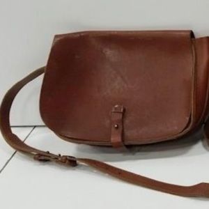 Leather vintage Lucky Brand crossbody purse